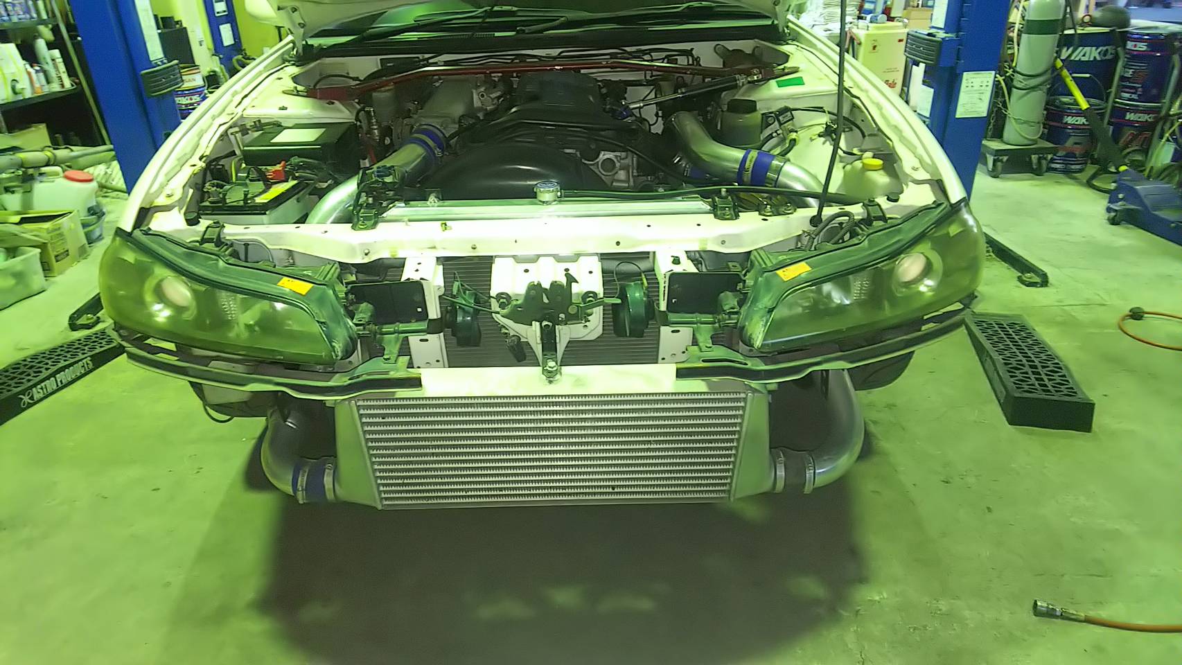 日産 16列 248ミリ AN10 オイルクーラー シルビア S13 S14 S15 180SX